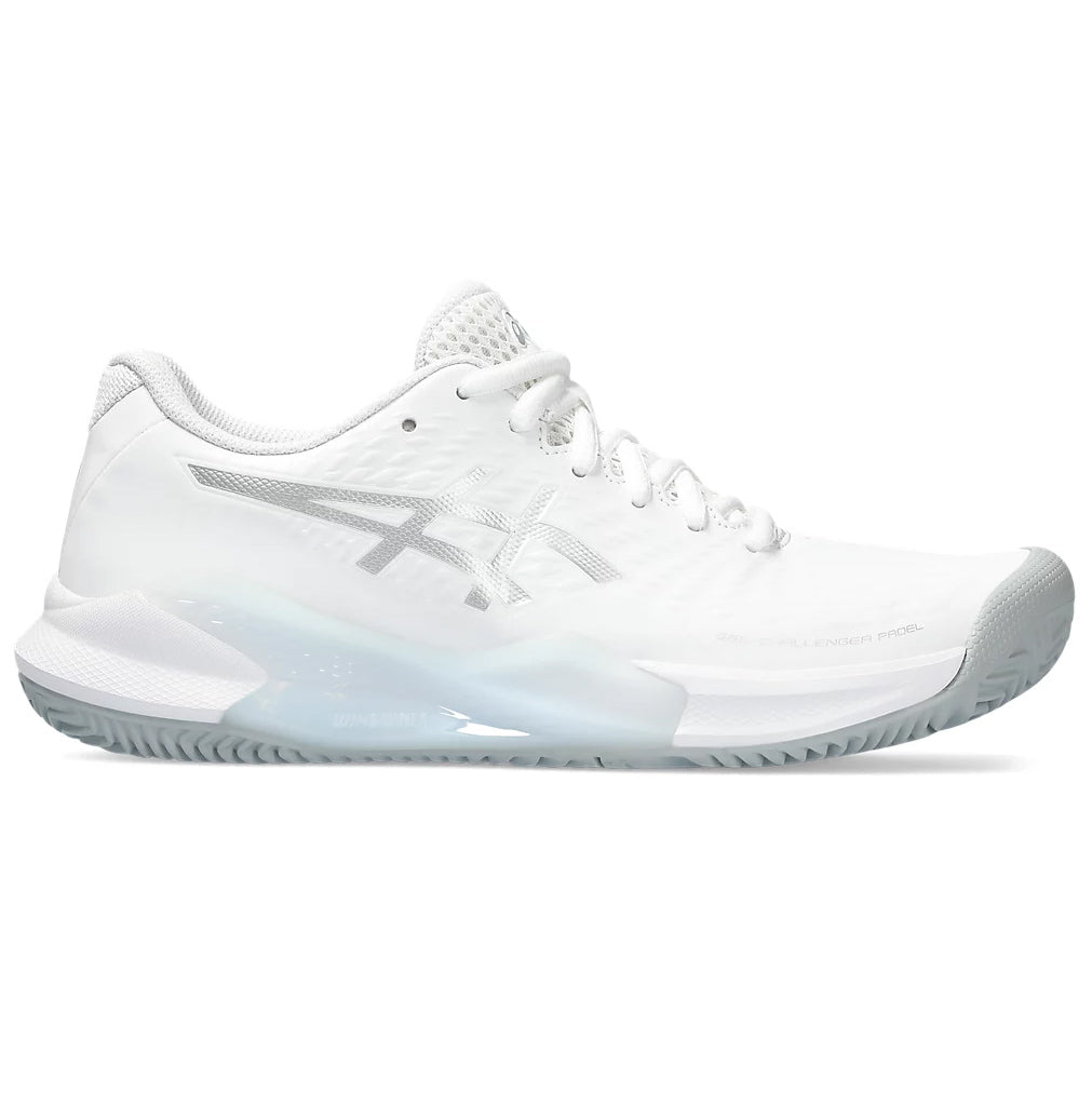 Asics Women's Gel Challenger 14 Padel Shoes White Pure Silver